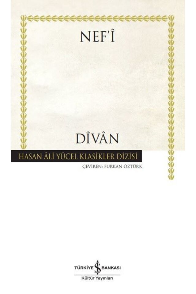 Divan-Hasan Ali Yücel Klasikler, Clz - NEF'I